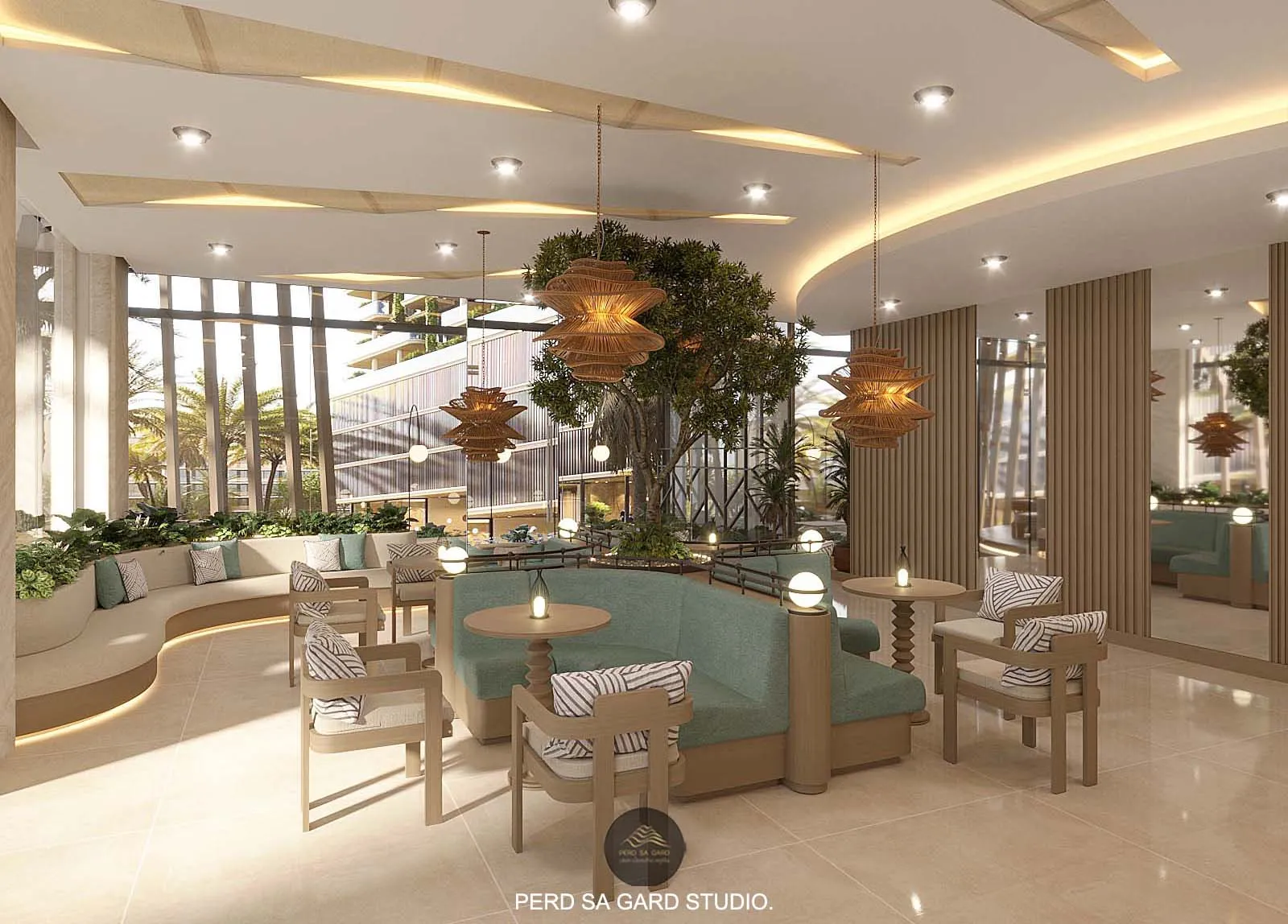 ผลงานจาก PERD SA GARD. STUDIO บริษัท interior design รับรีโนเวทโรงแรม แบบครบวงจร