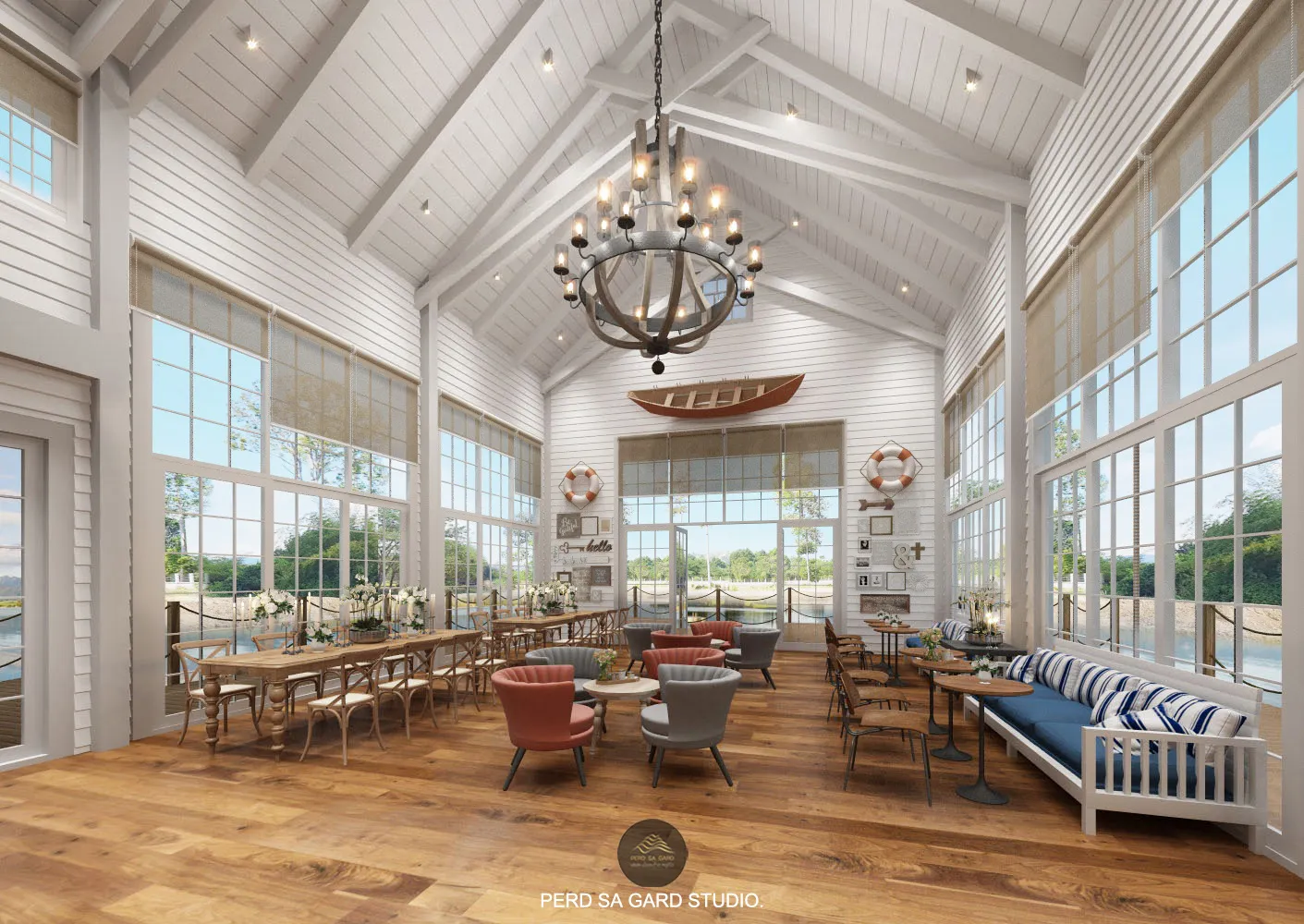ผลงานจาก PERD SA GARD. STUDIO ออกแบบตกแต่งภายใน ตกแต่งภายในคาเฟ่ | Cafe & Restaurant Khao Yai