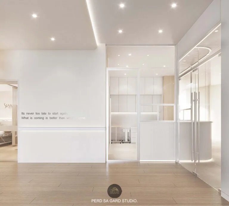 ผลงานออกแบบภายใน รีโนเวทตกแต่งคลินิก, โรงพยาบาล | SIAMESE HOSPITAL | PERD SA GARD. STUDIO