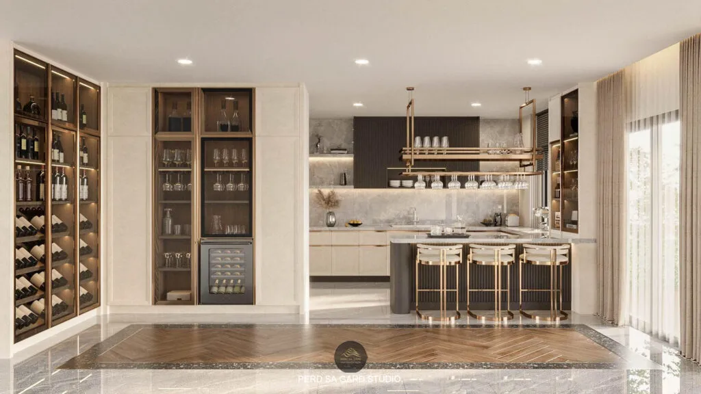 ผลงานจาก PERD SA GARD. STUDIO บริษัท interior design รีโนเวทออฟฟิศ | K.Malinee Private Residence