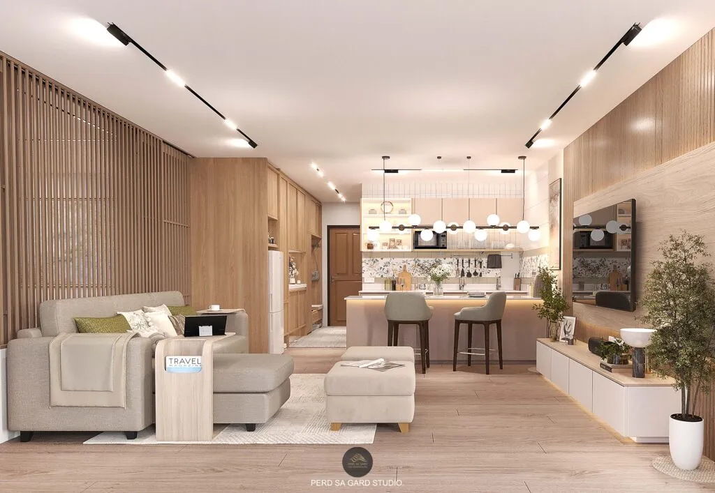 ผลงานจาก PERD SA GARD. STUDIO บริษัทออกแบบภายใน รับรีโนเวทคอนโด | Sriracha Bay View Condo