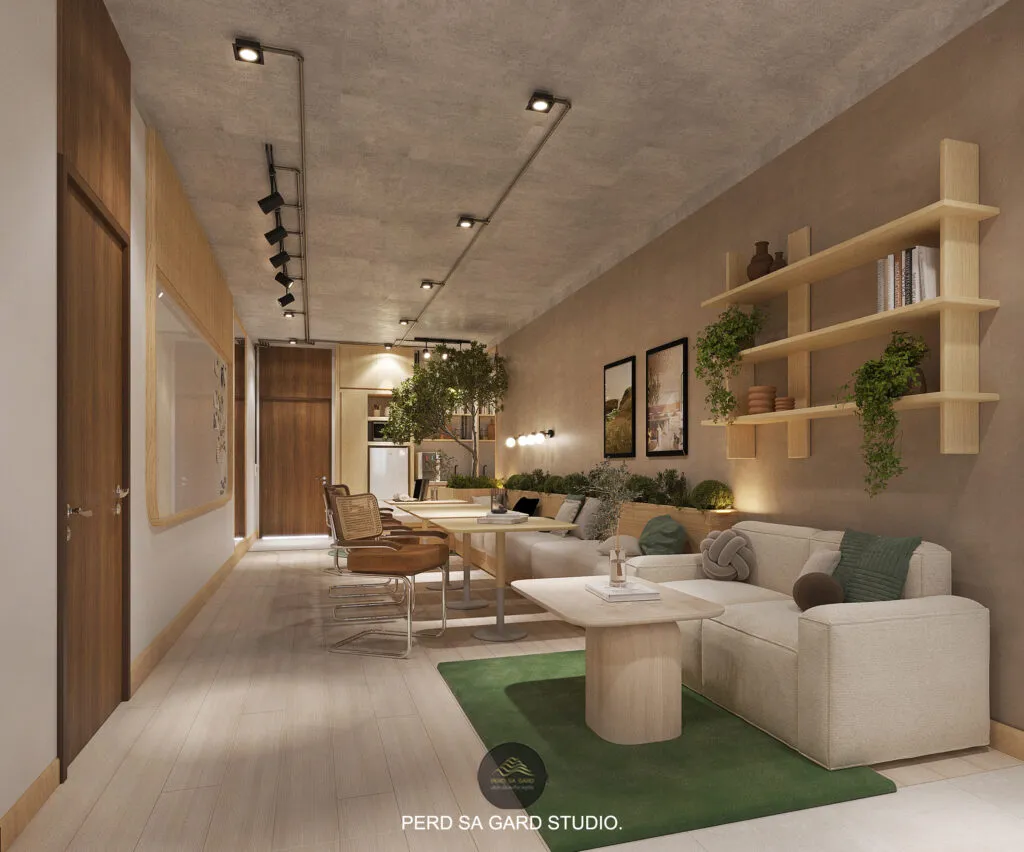 ผลงานจาก PERD SA GARD. STUDIO รับรีโนเวทออฟฟิศ สำนักงาน ทีมงานคุณภาพ | Senestia Office